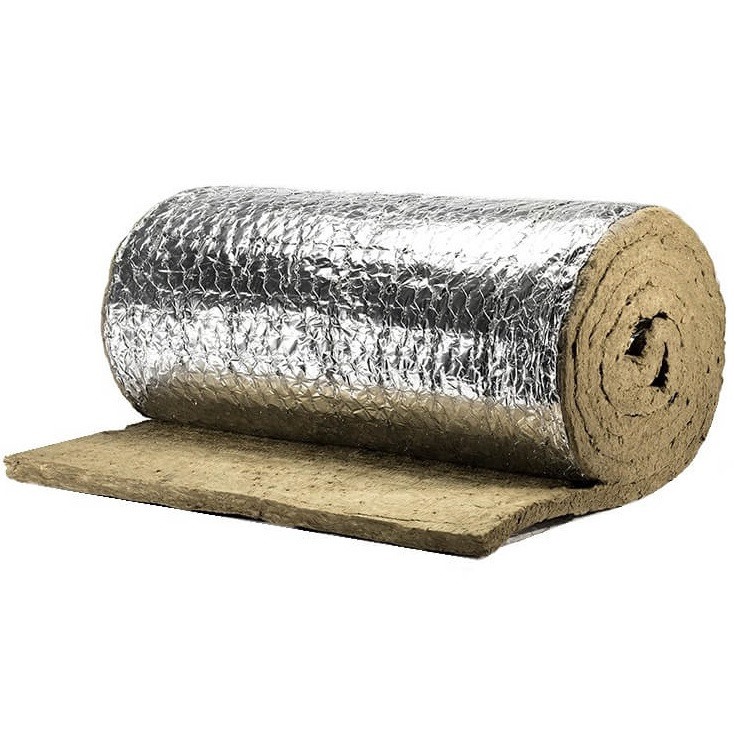 Утеплитель Rockwool Вайред Мат 80 Кашированный фольгированный 2000х1000х80 мм