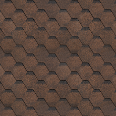 ТЕХНОНИКОЛЬ Гибкая черепица, Финская, Соната Коричневый 3м2/уп