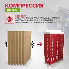 Rockwool Каркас Баттс (1000*600*100) 6п/0,36м3/3,6м2/16 пач.под